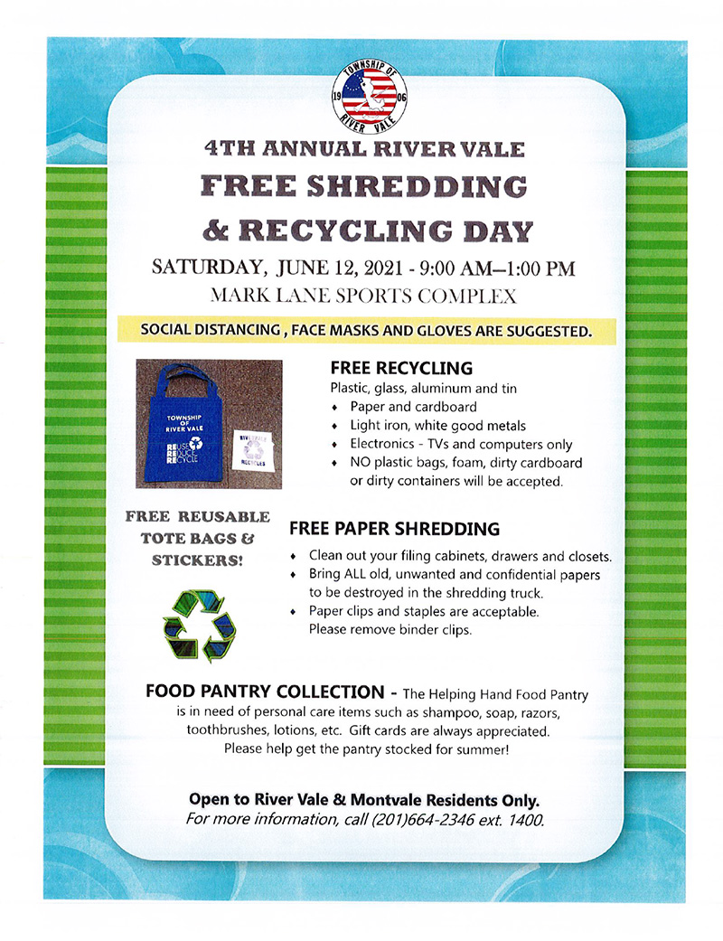 Shredding and Recycling Event
