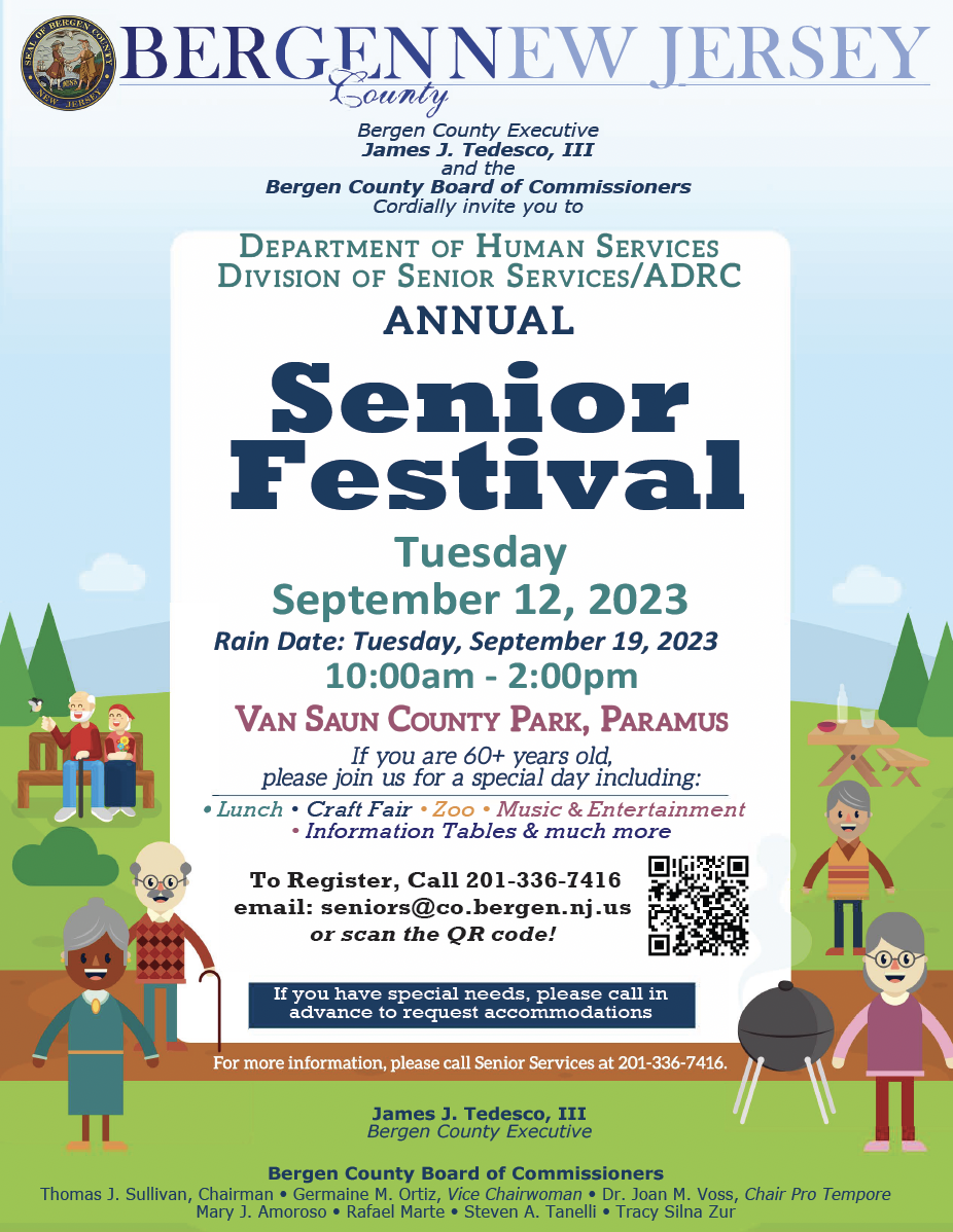 senior festival flyer